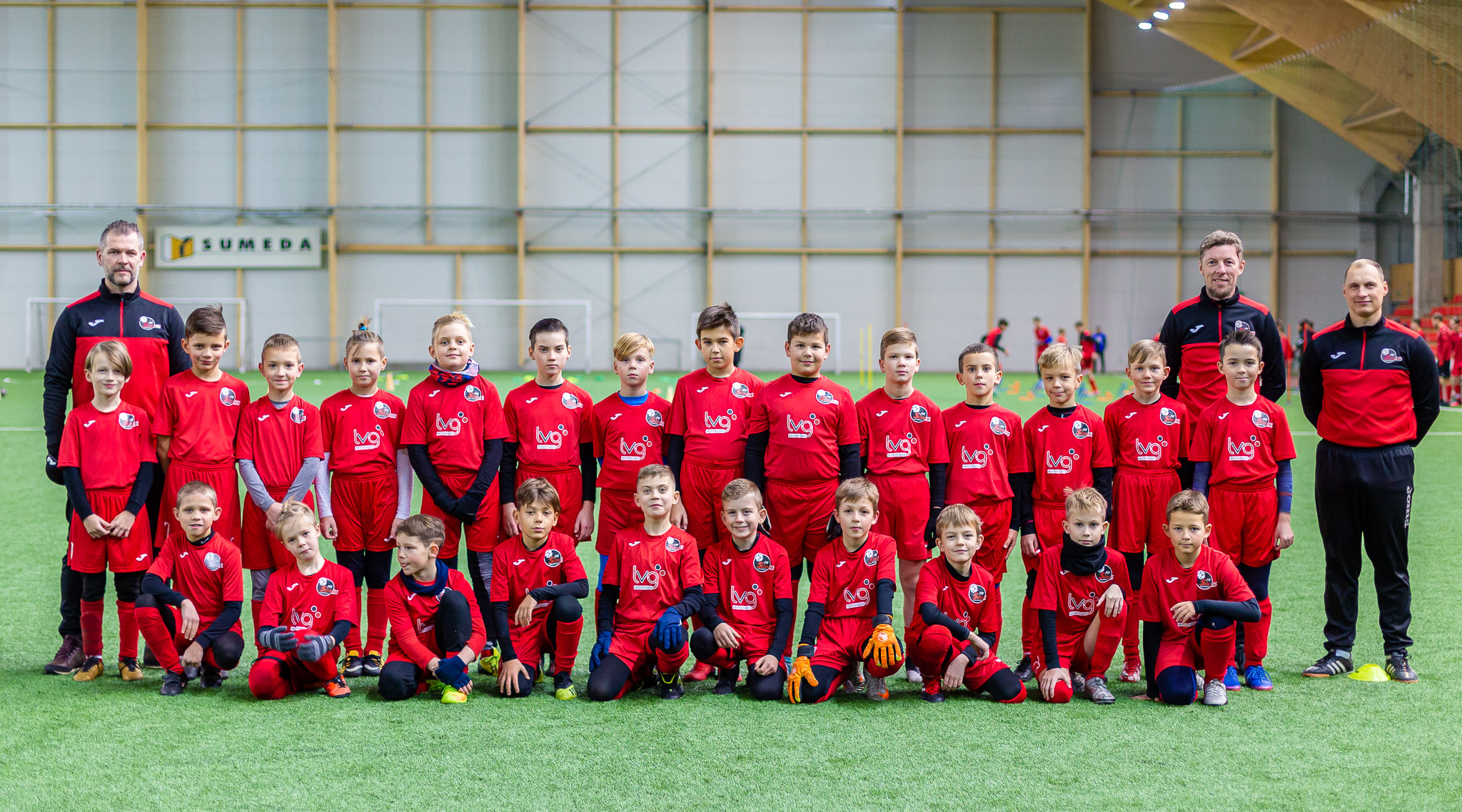 U10 berniukų futbolo komanda