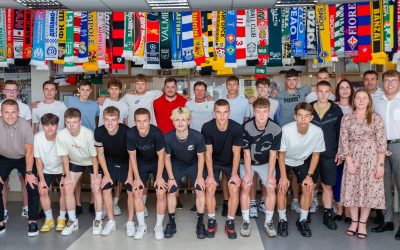 Marijampolės futbolo centras padėkojo U-18 komandai už atstovavimą akademijai.